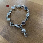 2024年原版復刻新作入荷クロムハーツ925銀 ブレスレット926工場size: