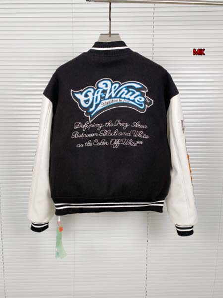 2024年4月8日春夏新作入荷OFF WHITE 野球着綿入れの服 MK工場
