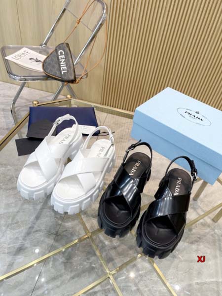 2024年4月29日夏季高品質新作入荷プラダ 夏靴サンダル本...