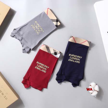 2024年新品人気バーバリー メンズ 下着一箱ごとに3枚