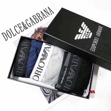 2024年新品人気アルマーニメンズ 下着一箱ごとに3枚