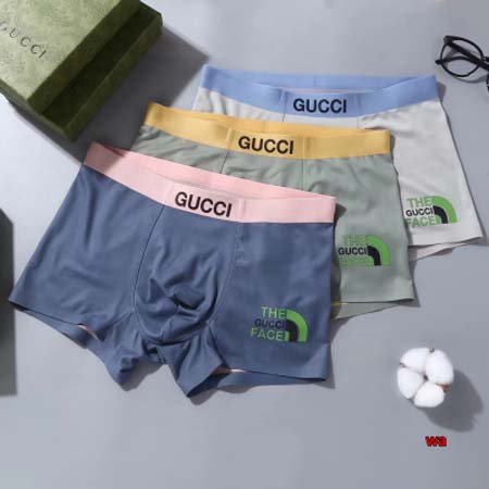 2024年新品人気グッチ メンズ 下着一箱ごとに3枚