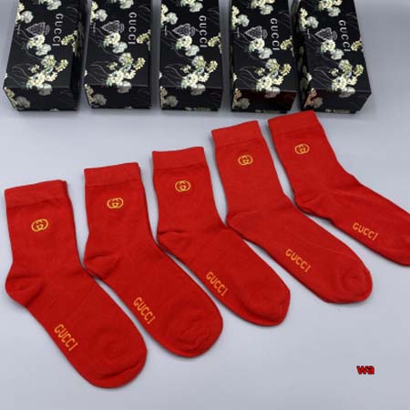 2024年新品人気グッチ靴下一箱5足セット