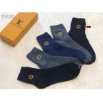 2024年新品人気ルイヴィトン靴下一箱5足セット