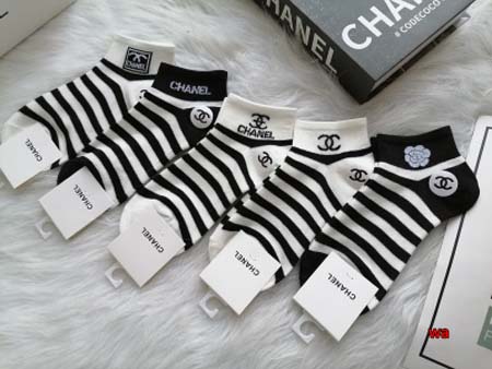 2024年新品人気シャネル靴下一箱5足セット