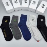 2024年新品人気Dolce&Gabbana靴下一箱5足セット