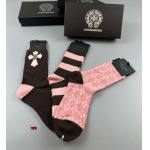 2024年新品人気クロムハーツ靴下一箱3足セット