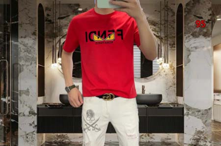 2024年5月21日夏季新作入荷 FENDI 半袖 Tシャツ...