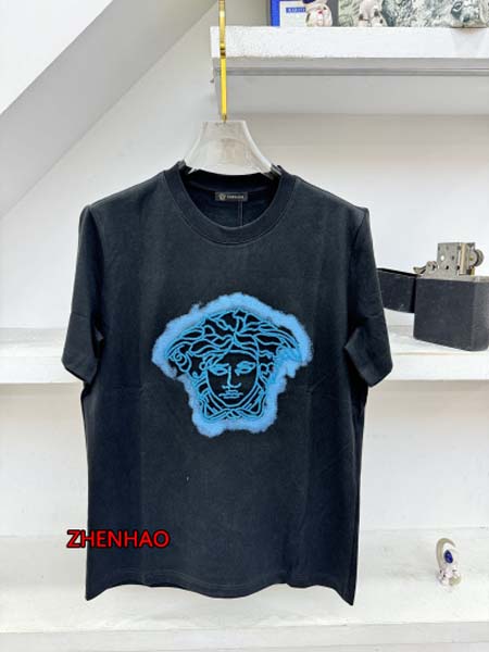 2024年6月19日夏季高品質新作入荷ヴェルサーチ半袖 TシャツZHNHAO工場