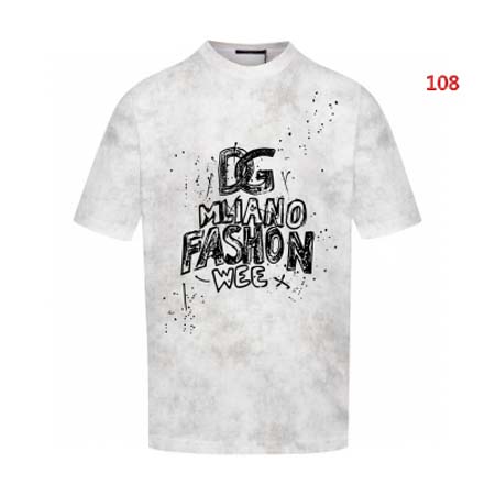 2024年夏季7月23日新作入荷Dolce&Gabbana半袖 Tシャツ 108工場