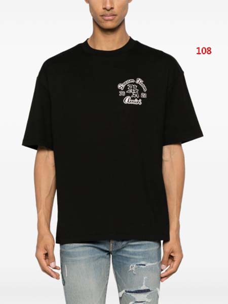 2024年夏季7月23日新作入荷 AMIRI 半袖 Tシャツ 108工場