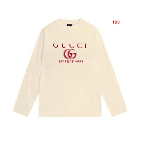 2024年7月30日早秋新品入荷 グッチ 長袖 Tシャツ 108工場