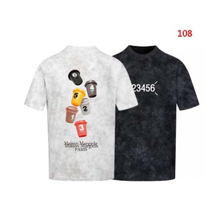 2024年夏季7月23日新作入荷Maison Margiela 半袖 Tシャツ 108工場