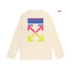 2024年7月30日早秋新品入荷 OFF WHITE  長袖 Tシャツ 108工場