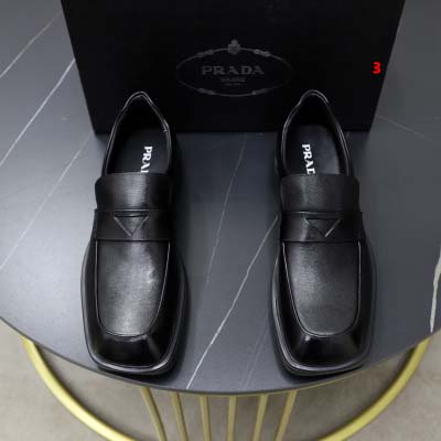 2024年8月27日秋冬高品質新品入荷 プラダ 革靴 3工場