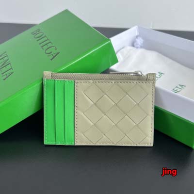 2024年原版復刻新品入荷ボッテガヴェネタ 牛革を編むカードバッグJING工場 SIZE:11.5x.7.5