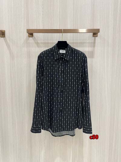 2024年9月12日早秋原版復刻新品入荷 CELINE シルク長袖 シャツ C50工場