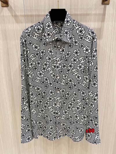 2024年9月12日早秋原版復刻新品入荷シャネルシルク長袖 シャツ C50工場