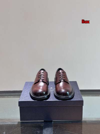 2024年9月30日早秋原版復刻新品入荷PRADA 牛革男性 紳士靴  LIUX工場