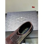 2024年9月30日早秋原版復刻新品入荷PRADA 牛革男性 ショートブーツLIUX工場