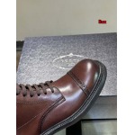 2024年9月30日早秋原版復刻新品入荷PRADA 牛革男性 ショートブーツLIUX工場