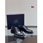 2024年9月30日早秋原版復刻新品入荷PRADA 牛革男性 紳士靴  LIUX工場