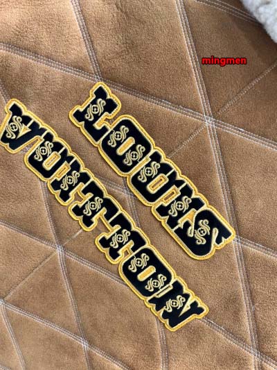 2024年秋冬原版復刻新品入荷ルイヴィトン本革毛皮一体ジャケットアウター mm工場