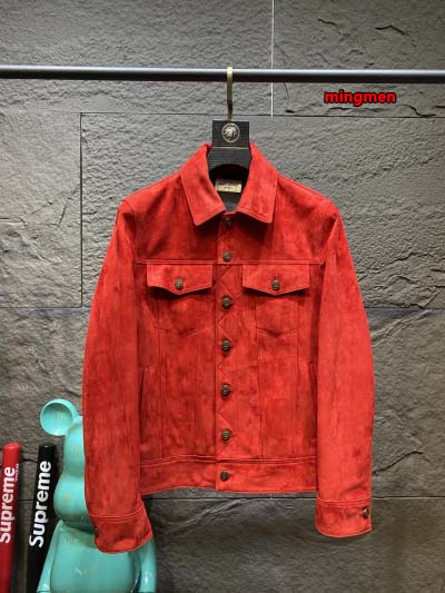 2024年秋冬原版復刻新品入荷イヴサンローラン 羊革本革ジャ...