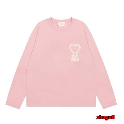 秋冬新品入荷 AMI長袖 Tシャツ  ZHUGULI工場