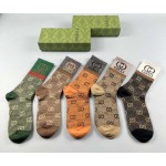 2024年秋冬新品人気 グッチ靴下一箱5足セット