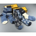 2024年秋冬新品人気 FENDI 靴下一箱5足セット