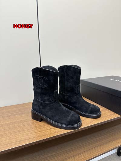 2024年11月25日秋冬高品質新品入荷シャネル 女性ショートブーツ  HY工場