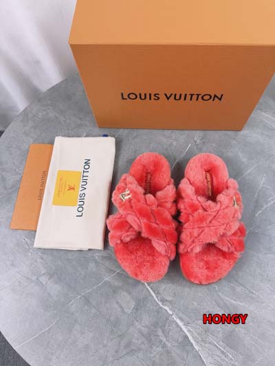 2024年11月25日秋冬高品質新品入荷ルイヴィトン ウールのスリッパ  HY工場