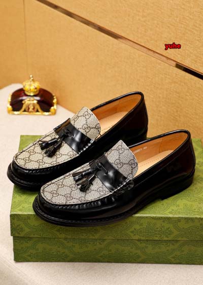 2024年11月25日秋冬高品質新品入荷グッチ革靴  yuhe工場