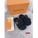 2024年11月25日秋冬高品質新品入荷ルイヴィトン ウールのスリッパ  HY工場