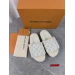 2024年11月25日秋冬高品質新品入荷ルイヴィトン ウールのスリッパ  HY工場