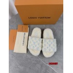 2024年11月25日秋冬高品質新品入荷ルイヴィトン ウールのスリッパ  HY工場
