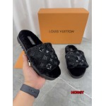 2024年11月25日秋冬高品質新品入荷ルイヴィトン ウールのスリッパ  HY工場