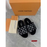 2024年11月25日秋冬高品質新品入荷ルイヴィトン ウールのスリッパ  HY工場