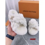 2024年11月25日秋冬高品質新品入荷ルイヴィトン ウールのスリッパ  HY工場