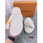 2024年11月25日秋冬高品質新品入荷ルイヴィトン ウールのスリッパ  HY工場