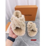 2024年11月25日秋冬高品質新品入荷ルイヴィトン ウールのスリッパ  HY工場