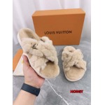 2024年11月25日秋冬高品質新品入荷ルイヴィトン ウールのスリッパ  HY工場