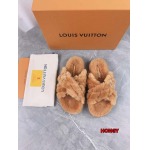 2024年11月25日秋冬高品質新品入荷ルイヴィトン ウールのスリッパ  HY工場