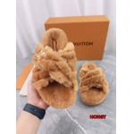 2024年11月25日秋冬高品質新品入荷ルイヴィトン ウールのスリッパ  HY工場