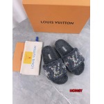 2024年11月25日秋冬高品質新品入荷ルイヴィトン ウールのスリッパ  HY工場
