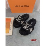 2024年11月25日秋冬高品質新品入荷ルイヴィトン ウールのスリッパ  HY工場