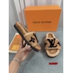 2024年11月25日秋冬高品質新品入荷ルイヴィトン ウールのスリッパ  HY工場