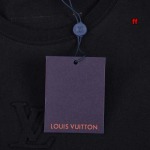 2025年早春新作入荷高品質新品入荷ルイヴィトン 綿 Tシャツ 260g 男女兼用 半袖 Tシャツ FF工場