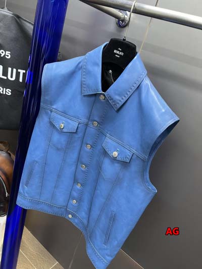 秋冬原版復刻 新品 Berluti 本革 ジャケットアウターベスト ag工場